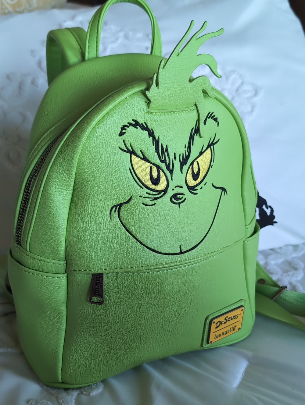 Loungefly Dr. Seuss The Grinch Cosplay Mini Backpack NWOT